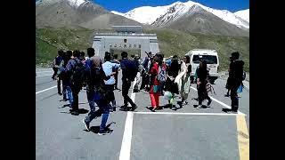 Khunjerab Pass Celebration with a dance and music [upl. by Nivan704]