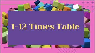 112 Times Table Jamaican style  multiplication tables [upl. by Rufford]