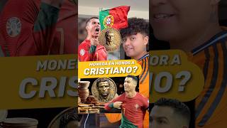 😱 VAN A SACAR UNA MONEDA DE CRISTIANO RONALDO ⁉️ joshjuanico viralvideo shorts [upl. by Aveneg]