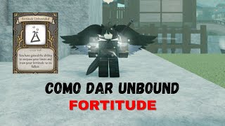 Como Dar Unbound na FORTITUDE  Deepwoken Verse 2 [upl. by Lupiv513]