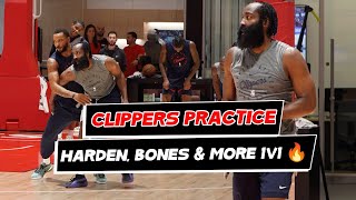 Clippers Practice James Harden Bones Hyland KPJ amp More 1V1 🔥 [upl. by Bridge826]