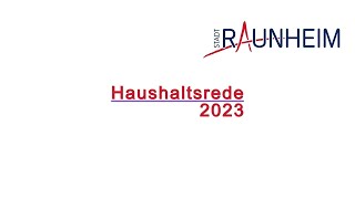 Rede von Bürgermeister David Rendel zur Einbringung des Haushalts 2024 [upl. by Eceinal]