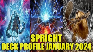 SPRIGHT DECK PROFILE JANUARY 2024 YUGIOH [upl. by Alli]