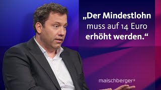 Lars Klingbeil SPD und Ilse Aigner CSU über Bürgergeld Mindestlohn amp Wehrpflicht  maischberger [upl. by Eyoj946]