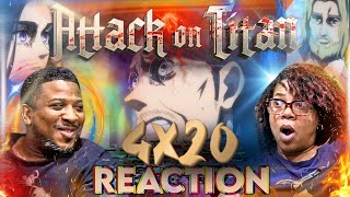 Attack On Titan 4x20 quotMemories Of The Futurequot REACTION [upl. by Hesther]