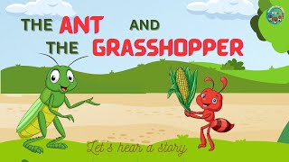 THE ANT AND THE GRASSHOPPER  Moral story for children [upl. by Asilej]