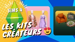 On découvre les kits créateurs 😍 SIMS 4 [upl. by Atekehs299]