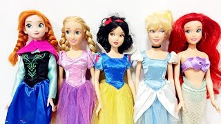 ASMR 5 MYSTERY SURPRISES Disney Princess Miniature Dolls Satisfying Unboxing NO Talking Video DIY [upl. by Rogerson]