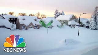 Buffalo In State Of Emergency After Massive Snowfall  NBC News [upl. by Atirma]