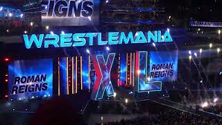 Roman Reigns WrestleMania 40 Night 1 entrance  Lincoln Financial Field Philadelphia 4624 [upl. by Fabien]