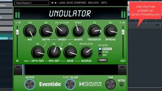 Eventide Undulator Audio Examples and Presets [upl. by Aihtebat]