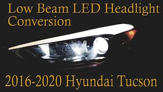 20162020 Hyundai Tucson LED Headlight Upgrade [upl. by Noid]