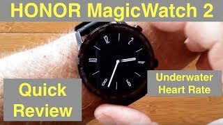 HUAWEI Honor MagicWatch 2 5ATM Music Storage 46mm GPS Advanced Fitness Smartwatch Quick Overview [upl. by Marva475]