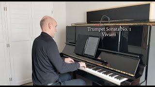 Viviani Trumpet Sonata No 1  C Major  play along  accompaniment [upl. by Kappenne114]