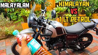 2021 BS6 RE HIMALAYAN  MILEAGE TEST  RIDE REVIEW  WOW  🔥 [upl. by Medovich947]