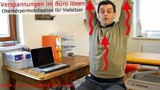 Verspannungen vom vielen Sitzen im Büro lösen  Corpus Motum [upl. by Carlstrom]