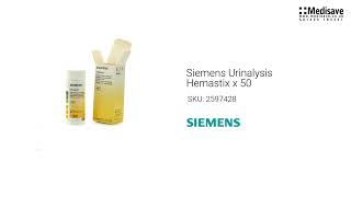 Siemens Urinalysis Hemastix x 50 2597428 [upl. by Enael368]