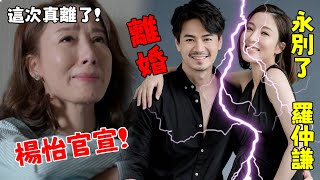 這次真離了！ 楊怡深夜發文官宣，7年婚姻正式告吹！ 男方羅仲謙嚴重過錯方，孩子歸楊怡所有！【三言两娱】 楊怡羅仲謙 [upl. by Eentruoc]