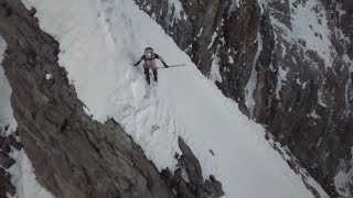 Andrzej Bargiel desciende esquiando el K2 [upl. by Nnylyma]