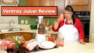 Juicing Recipe  How to Use a Juicer  Ventray Masticating Slow Juicer Review [upl. by Bourn]