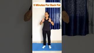 Weight Loss Back Fat Reduce fitness youtubeshorts [upl. by Akeemaj970]