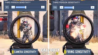 Top Best Camera Sensitivity and Firing Sensitivity Settings Fully Explained In CODM BR  CODM [upl. by Acinorehs584]