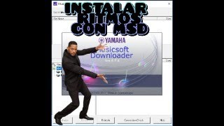 Como usar Musicsoft Downloader Instalar ritmos a un yamaha psr e353 Yamaha MSD Ritmos sty [upl. by Annalee]