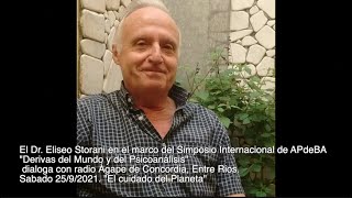 Entrevista a Eliseo Storani El cuidado del Planeta 25092021 [upl. by Andrade915]