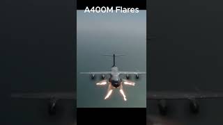 C130 Flares vs A400M Flares [upl. by Eppie]