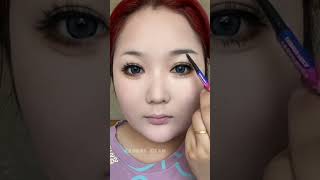 Korean Makeup Transformation makeup tips amp tricks for beginners ❤️❤️❤️ [upl. by Sillyhp864]