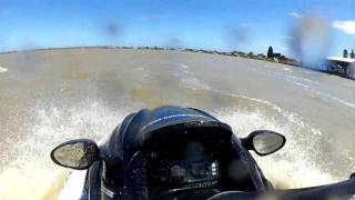 Jet Ski  Clayton Bay between Lake Alexandrina to Goowla  Waverunner [upl. by Ylrebme]