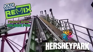 Jolly Rancher Remix Front Row On Ride POV  Hersheypark [upl. by Bracci]