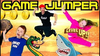 GAME JUMPER Video Game Workout For Kids [upl. by Chee]