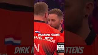 DIRKs Stunning Move Leaves NOPPERT Speechless at Darts World Cup pdcdarts [upl. by Velasco399]