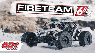 Introducing the ARRMA FIRETEAM 6S BLX Speed Assault Vehicle ARA7618 [upl. by Nicolette]