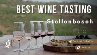 The 10 Best WineTasting Experiences in Stellenbosch 2024  Cape Town [upl. by Shig]