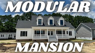 BRAND NEW modular home just SETUP and its GLORIOUS Prefab House Tour [upl. by Orlosky]