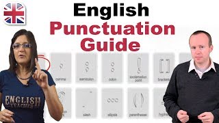 English Punctuation Guide  English Writing Lesson [upl. by Ytte]