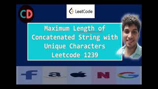 Maximum Length of a Concatenated String with Unique Characters  Leetcode 1239  Live coding session [upl. by Simmonds404]