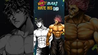 why baki so rude with his dad baki hanma anime animeshortsfeed [upl. by Schwing]