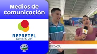 Repretel Giros  Nota sobre los programas de la piscina de la Villa Deportiva de Escazú [upl. by Aseral]