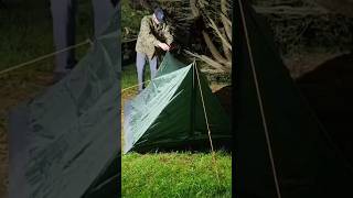 Setting up the Stansport 2 person tent for fair weather camping offgrid [upl. by Odelle]