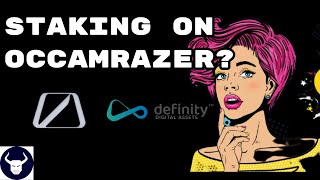 How to stake OCC tokens on OccamRazer I What are the benefits of staking OCC and what is Definity [upl. by Ocire]