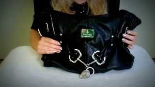 Shopping Channel PursesBags Demonstration RP Soft Spoken Soft Hands Leather Crinkling [upl. by Una]