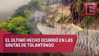 En menos de un año se han reportado dos muertes al caer de tirolesa en Hidalgo [upl. by Dnalerb]