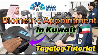 STEPS TO ENROL FOR BIOMETRIC APPOINTMENT IN KUWAIT [upl. by Georgia]