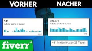 Ich KAUFE YouTube Klicks und Abonnenten auf Fiverr Abzocke [upl. by Nytsua394]