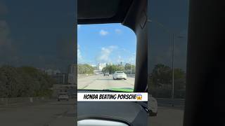 PORSCHE DRIVER VS HONDA PILOT 😱 [upl. by Aitel670]