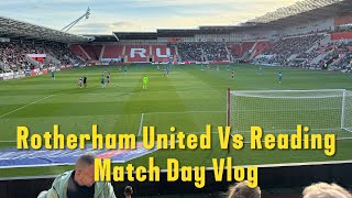 Rotherham United 21 Reading Vlog  202425 [upl. by Eamaj]