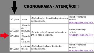 RESULTADO PRELIMINAR DESIGNAÇÃO 2020 [upl. by Itsuj445]